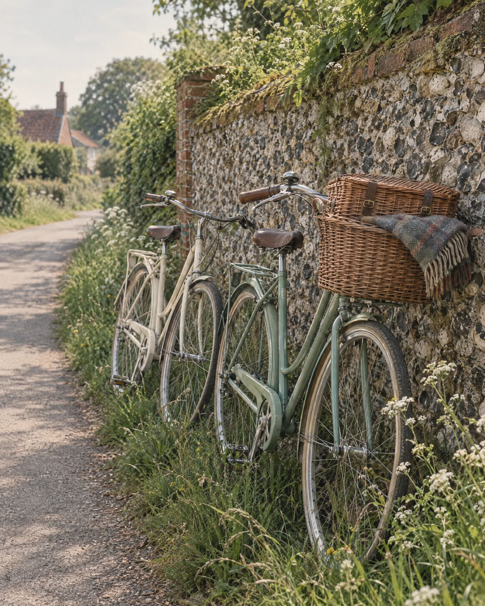 Bikes, a hamper and no plan