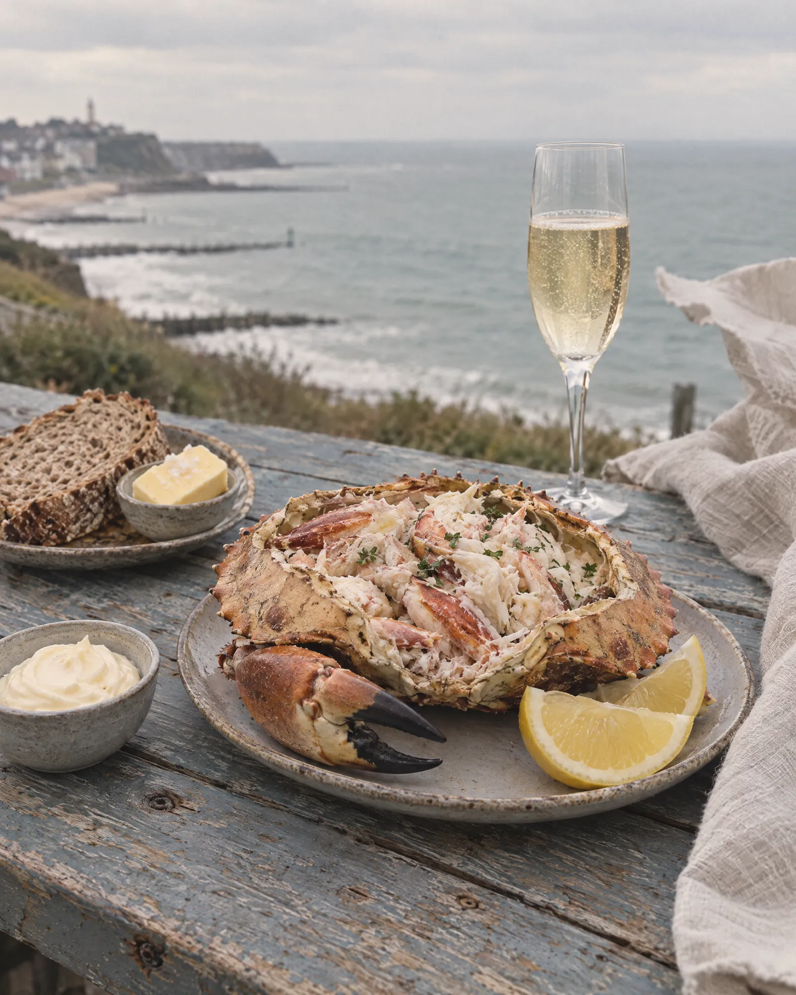 Crab, on the prom